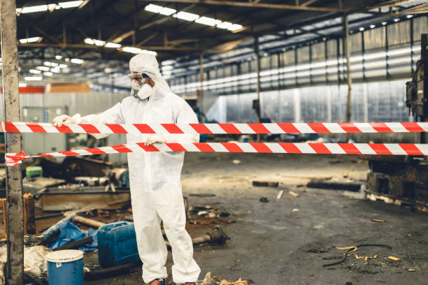 Professional Crime Scene Cleanup technician working in Albion, NE